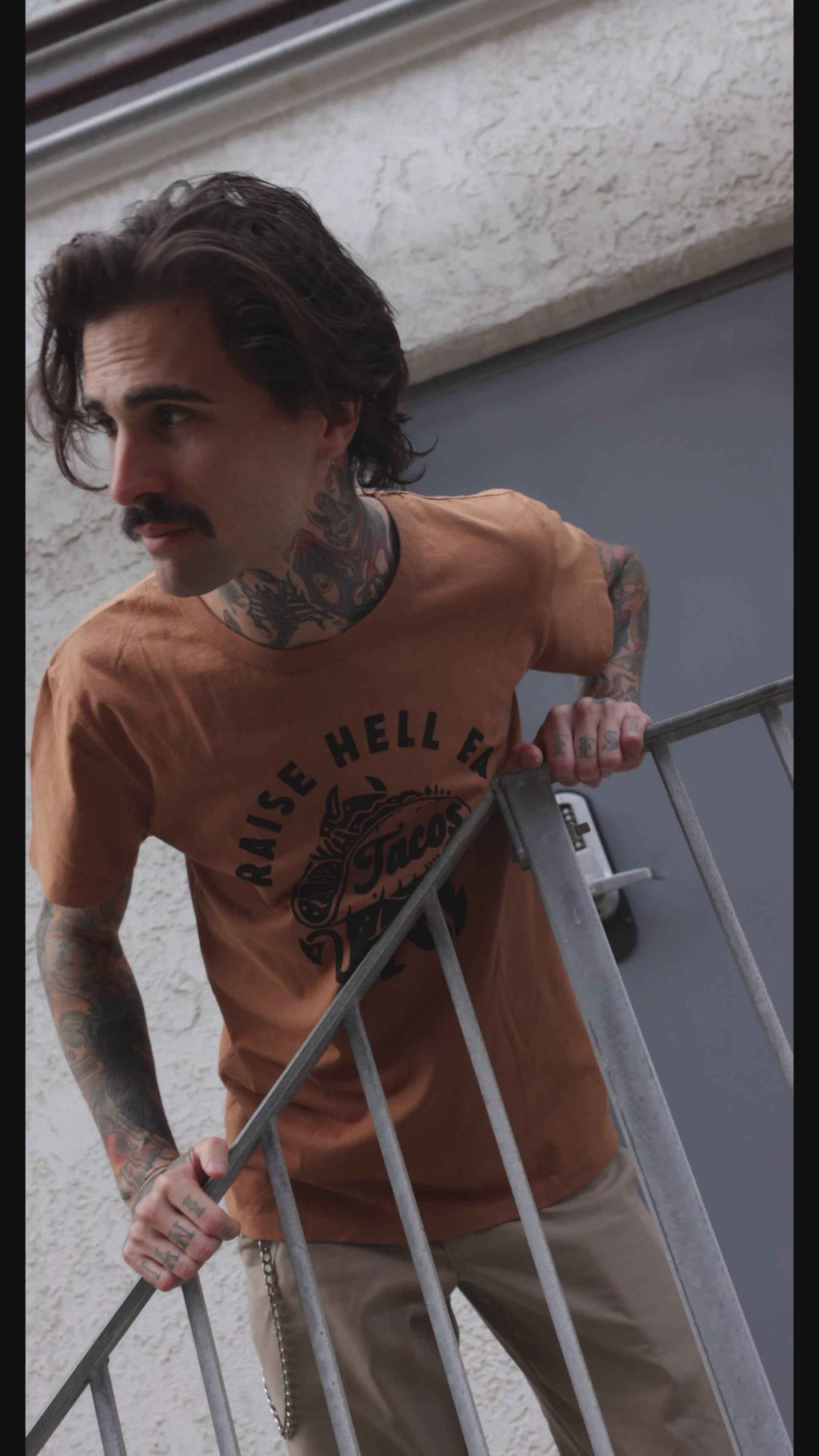 Raise Hell Eat Tacos Tee