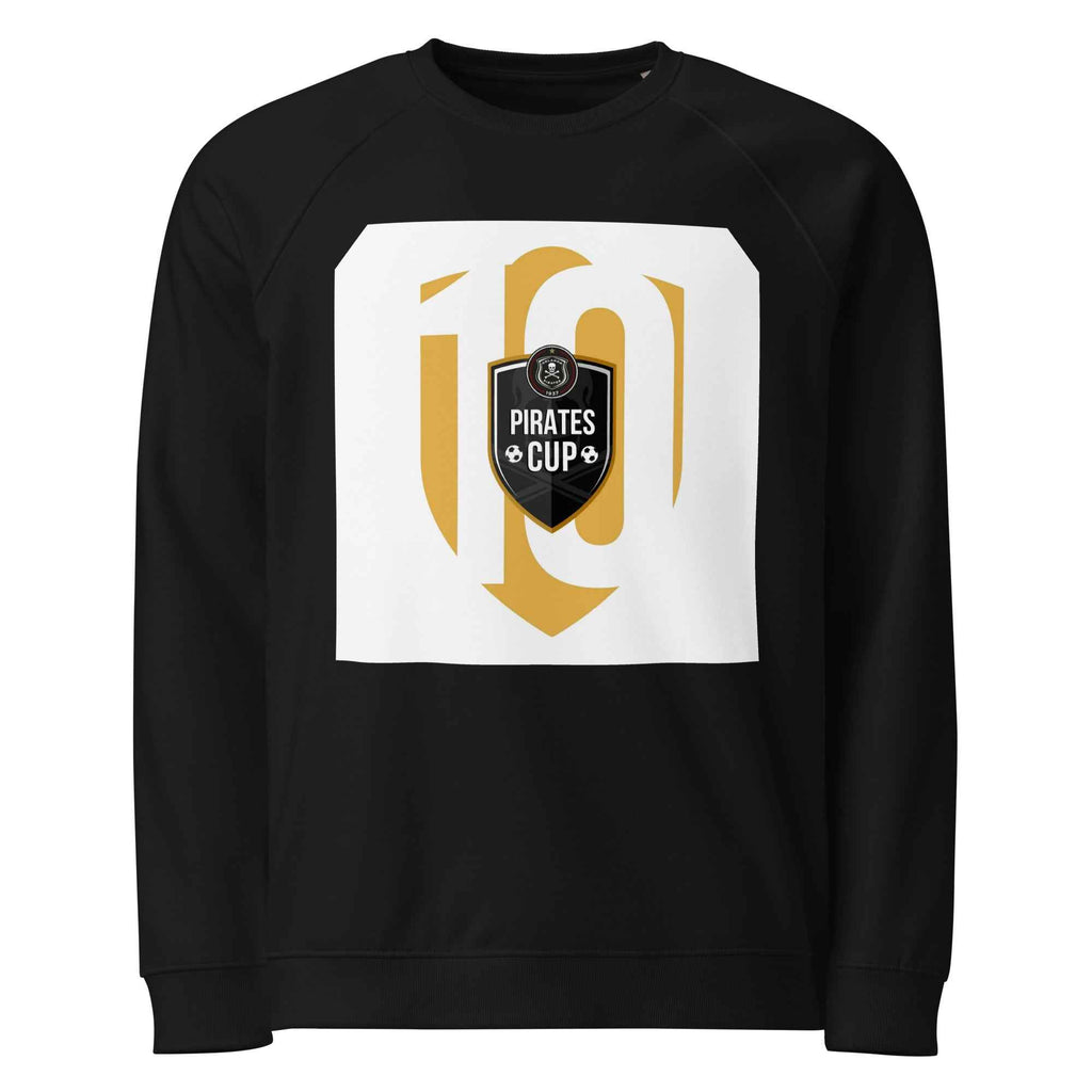 Unisex organic raglan sweatshirt
