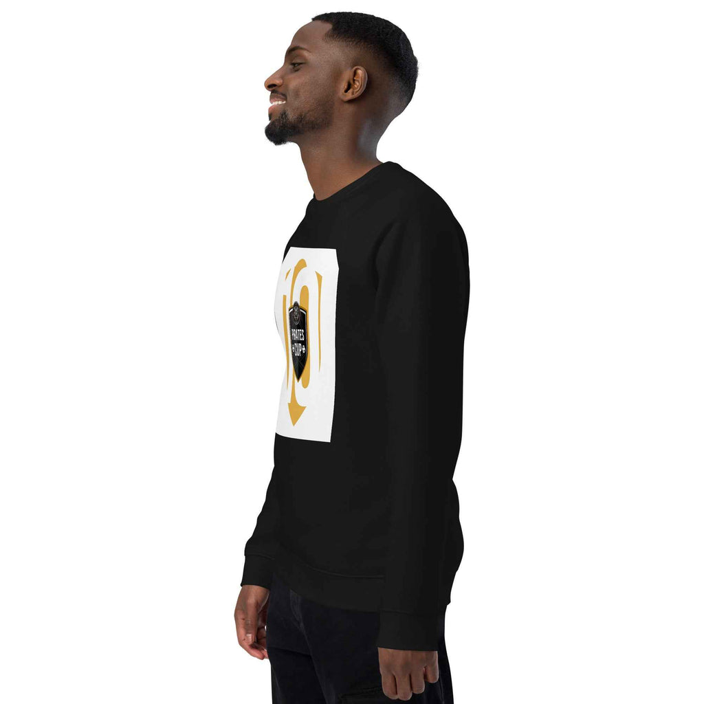 Unisex organic raglan sweatshirt